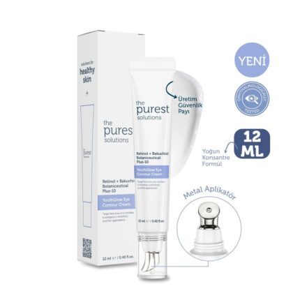كريم محيط العين المضاد للتجاعيد The Purest Solutions – ريتينول وباكوشيول – 12 مل