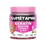 Gumitamin Kératine Vitamine Cheveux et Ongles 60 Comprimés