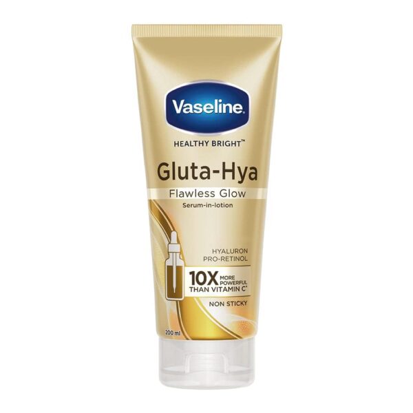 Vaseline Gluta-Hya Flawless Glow, 200ml, Sérum-En-Lotion.