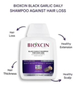 Shampoing à l'ail noir Bioxcin 300 ml – Image 4