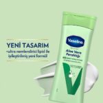 Lotion corporelle Vaseline Fraîcheur à l'aloe vera pour peaux sèches 400 ml – Image 3