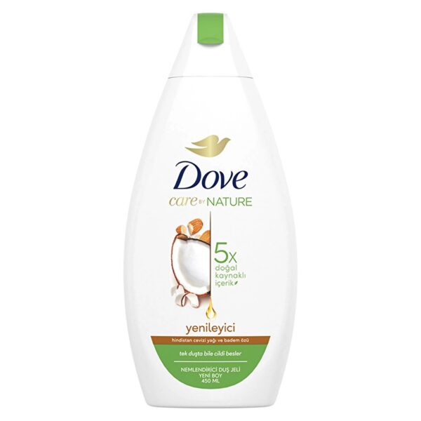 Gel douche hydratant Dove Care By Nature, 450 ml