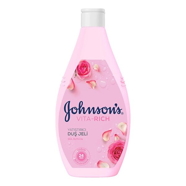 Gel douche apaisant Vita-Rich de Johnson's à l'eau de rose 400 ml