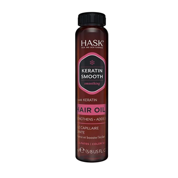 huile capillaire réparatrice au protéine de kératine Hask 18 ml