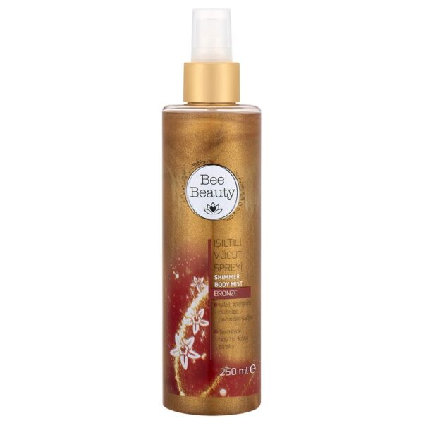 Le spray corporel scintillant Bronze de Bee Beauty (250 ml)