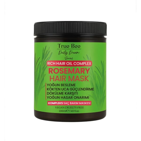 Masque capillaire au romarin True Bee 220 ml