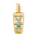 Huile capillaire réparatrice Bioxcin à la kératine et à l'argan 150 ml