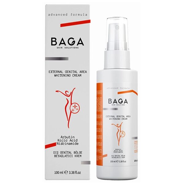 Lotion blanchissante pour les zones génitales Baga 100 ml