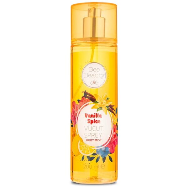 سبراي للجسم Bee Beauty بالفانيليا المتبّلة – 200 مل