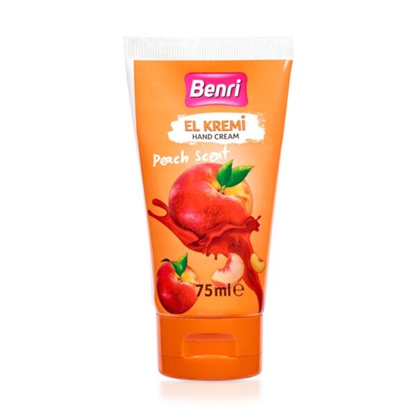 Crème pour les mains Benri parfum pêche 75 ml