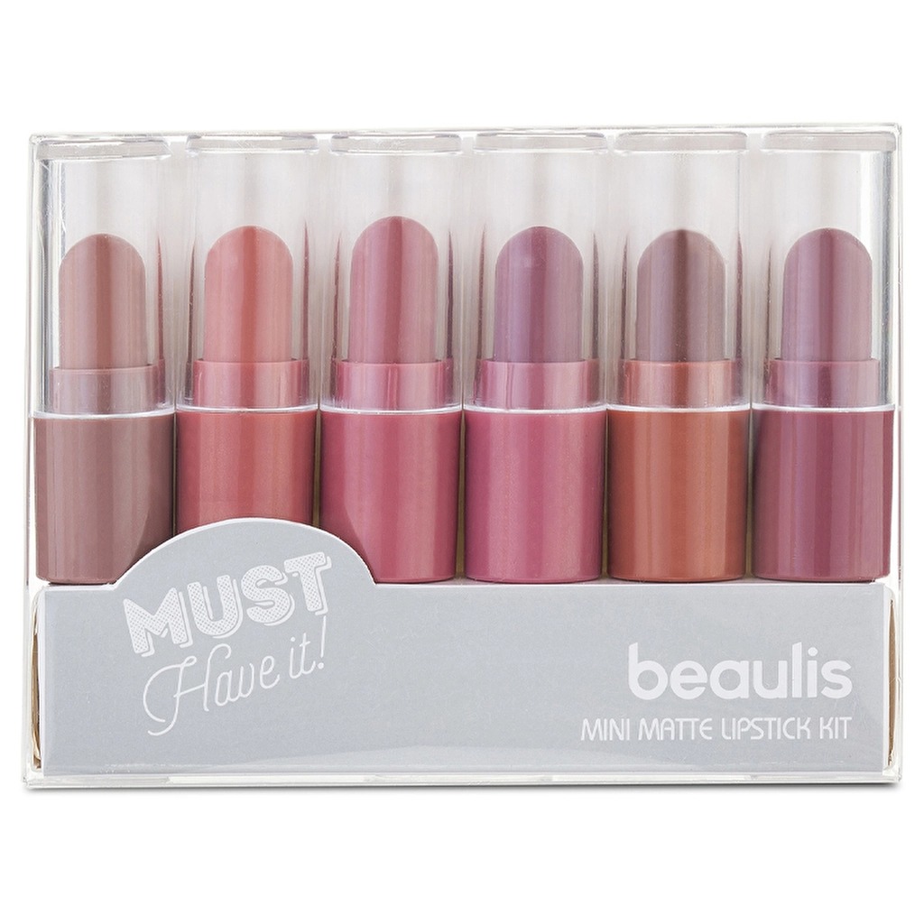 imgi_8_10174330-ExoTCjDyz5-01_1024x1024.jpg Beaulis Must Have It Mini Kit de Rouge à Lèvres Mat 225 Essential – Image 1
