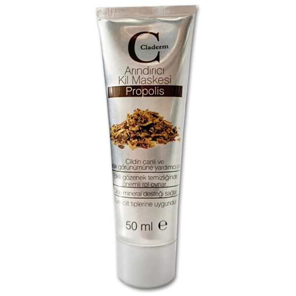 قناع الطين المنقي مع مستخلص البروبوليس – Claderm 50 مل