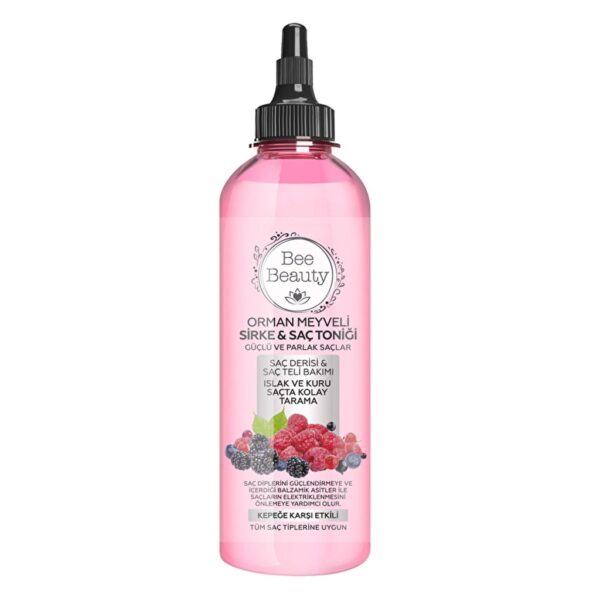 Bee Beauty Vinaigre de fruits des bois et tonique capillaire 400 ml